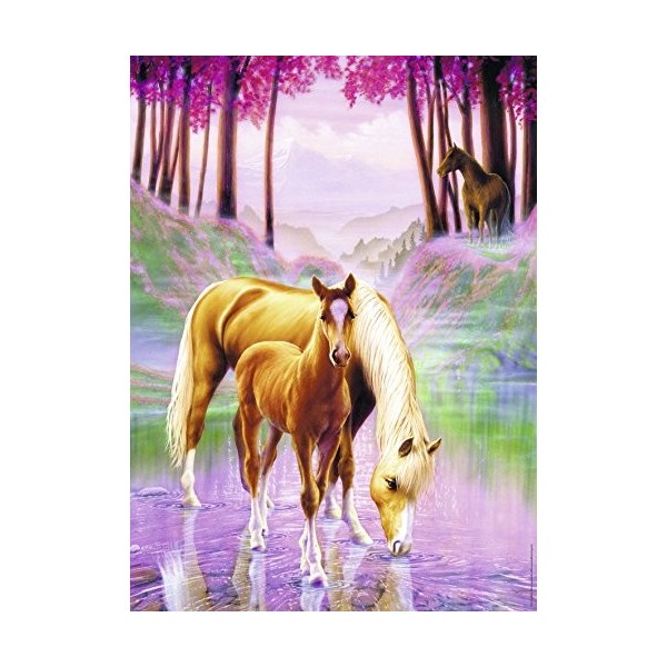 Ravensburger - 12726 - Puzzle Enfant Classique - Chevaux dans la Brume - 200 Pièces XXL