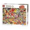 KING- Comic Puzzle 1000 pcs, 5547, Multicolore