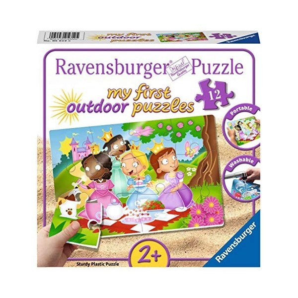 Ravensburger- My First Outdoor Puzzle Princesses amies Enfant, 4005556056125