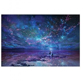 JUATIE Puzzle de éToilé Fantastique 1000 PièCes Puzzles de DéCompression pour Adultes 1000 PièCes en Bois Haute DéFinition Pu