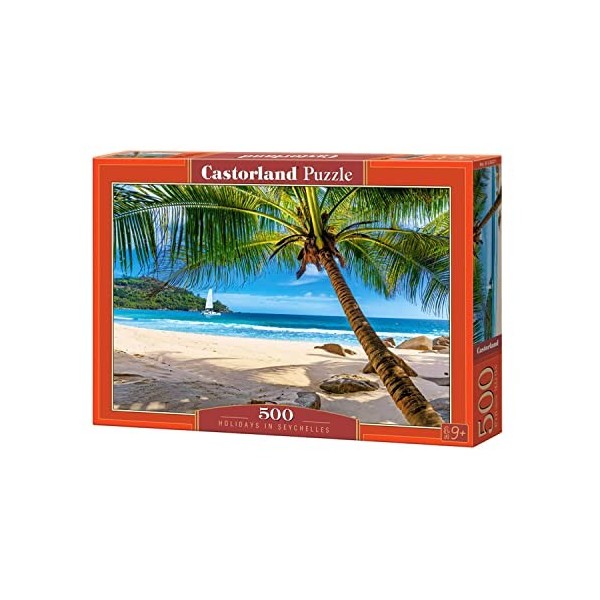 Castorland Puzzle 500 pièces : Vacances aux Seychelles