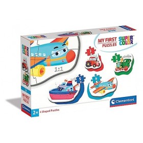 Clementoni- My First Puzzles-Moyens de transport-2-3-4-5 pièces- 20811