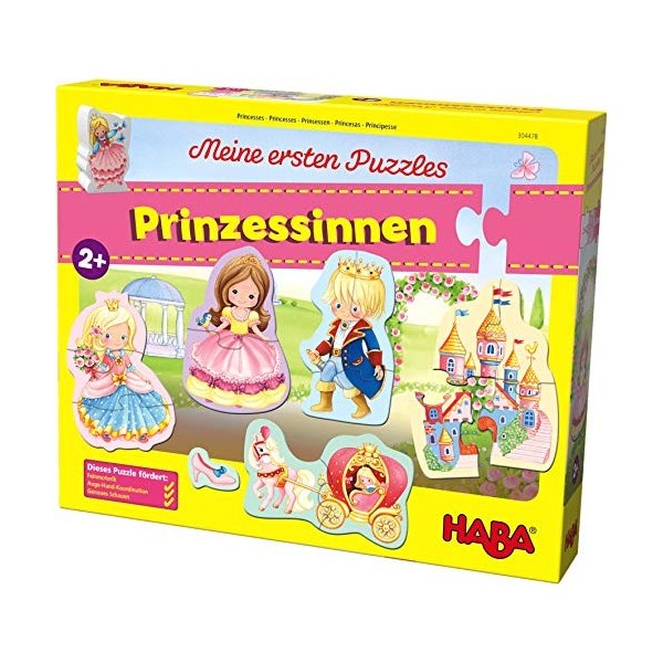 HABA-Mes Premiers Puzzles – Princesses, 304478, Multicolore