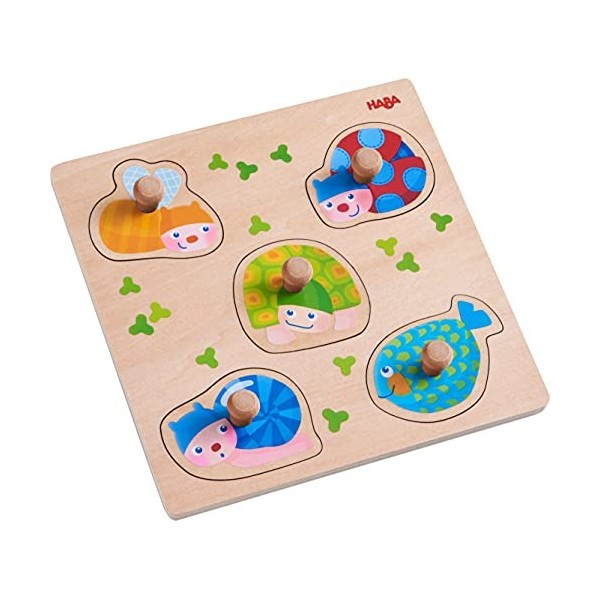 HABA- Puzzle Animaux Multicolores, 304589