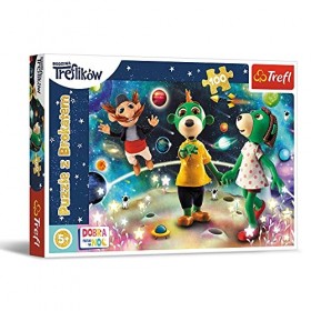 Trefl-La Famille 100 Elementen, Trefliks tussen de sterren, voor kinderen vanaf 5 Jaar Puzzle, 14824, One Size