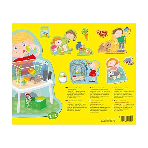 HABA-Mes Premiers Puzzles – Animaux domestiques, 305470, Multicolore