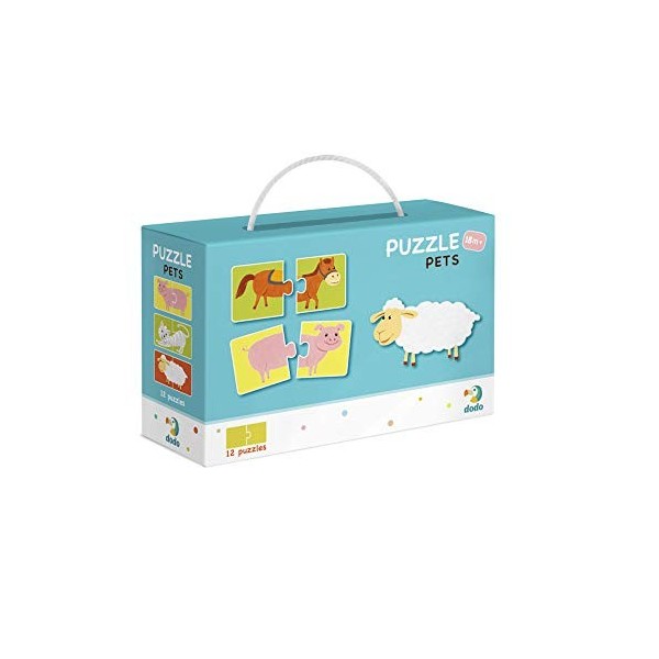 Dodo D300115 Educational Puzzle Duo Pets 24 Pieces