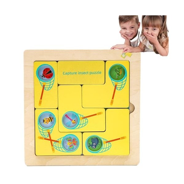 Onlynery Puzzle danimaux pour Tout-Petits,Puzzles danimaux | Attraper Un Jeu de Puzzle pour Les | Jeu éducatif préscolaire 