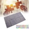 Tapis De Puzzle, Tapis De Rangement De Puzzle, Tapis De Puzzle Gris 26 * 46 Pouces, Couverture De Rangement De Puzzle Enroula