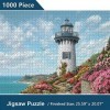 TsoLay 1000 PièCes Puzzles pour Les Adultes et des, Scie Sauteuse Intellectuel ÉDucatif Difficile et Difficile/Phare