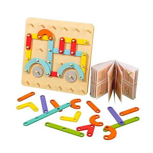 Sekemure Puzzle de forme Montessori, puzzle de correspondance de forme,Puzzles de correspondance de reconnaissance de couleur