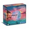 Clementoni 500pzs Does Not Apply Peace Living The Present 500 pièces, paysages, Puzzle Relaxant, Divertissement pour Adultes-