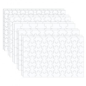 Bekecidi 10 Feuilles de Puzzle par Sublimation, Puzzle Vierge, Puzzle à Peindre, Puzzle Inscriptible pour Créer Vos Propres P
