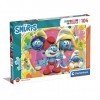 Clementoni- Puzzle Pitufos 104pzs Does Not Apply The Smurfs Supercolor Smurfs-104 pièces, 6 Ans Enfant Dessin animé-fabriqué 