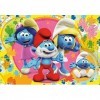 Clementoni- Puzzle Pitufos 104pzs Does Not Apply The Smurfs Supercolor Smurfs-104 pièces, 6 Ans Enfant Dessin animé-fabriqué 