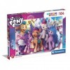 Clementoni- Puzzle My Little Pony 104pzs Does Not Apply Supercolor Pony-104 pièces, 6 Ans Enfant Dessin animé-fabriqué en Ita