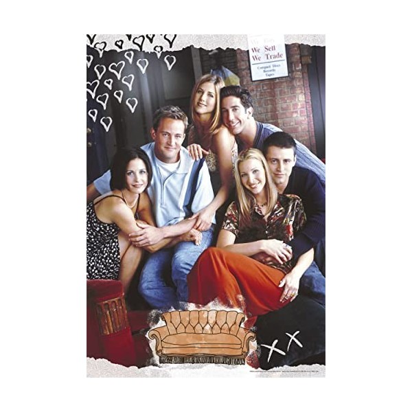 Clementoni- Friends Friends-1000 Pièces-Puzzle, Divertissement pour Adultes-Fabriqué en Italie, 39711