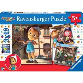 Ravensburger Pinocchio 3 Puzzles de 49 pièces, 05567 8, Multicolore