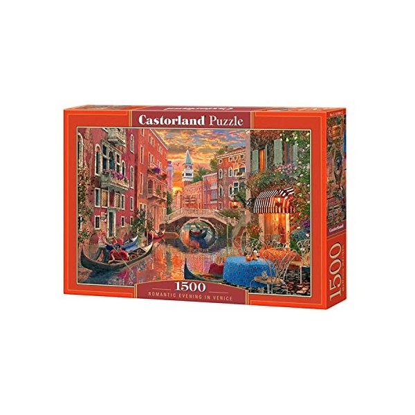 Castorland Puzzle 1500 pièces : Soirée Romantique à Venise