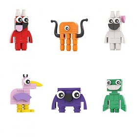 LXBH Minifigures Ensemble De Blocs Construction MOC Garten of Banban Nano Micro Jouets Compatible avec Lego Mini Set 134pcs