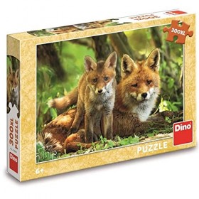 Puzzle 300 pièces XL : Renard avec Son Petit - XL