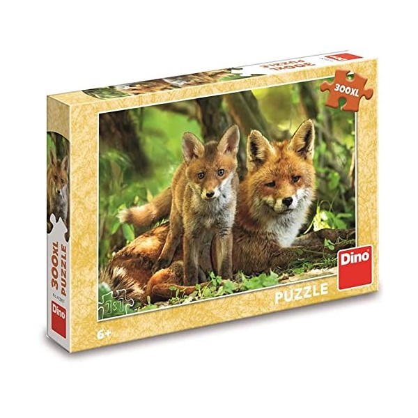 Puzzle 300 pièces XL : Renard avec Son Petit - XL