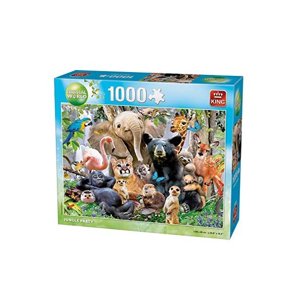 KING- Puzzle 1000 pcs, 5484, Multicolore