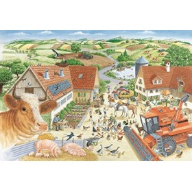 Schmidt Spiele- Découvrez La Ferme-Medizini Puzzle, 56291