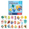 Esncddym Puzzle pour tout-petits, puzzles préscolaires, Puzzles de fruits et légumes, Puzzles Montessori pour filles et garço