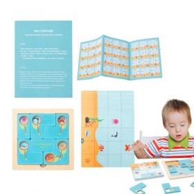 QARIDO Puzzle pour Tout-Petits,Puzzles pour Tout-Petits, Puzzles Montessori adaptés aux, Jouets Montessori sûrs, Puzzles sens