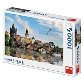 Dino Toys 532731 Puzzle Pont Charles 1000 pièces