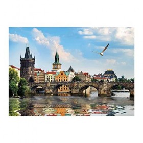 Dino Toys 532731 Puzzle Pont Charles 1000 pièces