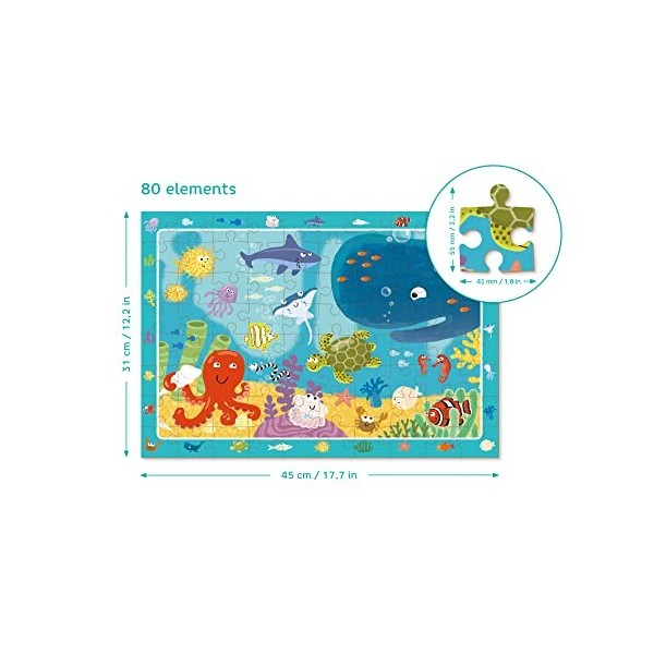 Dodo D300134 Educational Observation Puzzle Underwater