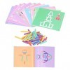 Agatige Puzzles préscolaires, Forme de Carte arithmétique Correspondant Puzzle Enfants Jouet éducatif pour Cadeau