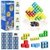 Tetra Tower, Blocs de Construction, Jeux Montessori, Jeux de Jouets Empilables Déquilibre, Jeux pour Enfants, Équilibrant Le