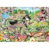 Jumbo- Spring Garden Birds Puzzle, 11280, Multicolore