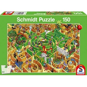 Schmidt Spiele- Labyrinthe, Puzzle pour Enfants de 150 pièces, 56367, Coloré
