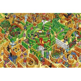 Schmidt Spiele- Labyrinthe, Puzzle pour Enfants de 150 pièces, 56367, Coloré