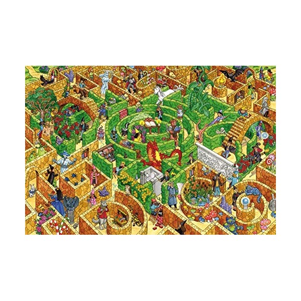Schmidt Spiele- Labyrinthe, Puzzle pour Enfants de 150 pièces, 56367, Coloré