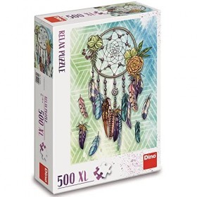 Dino Puzzle 500 pièces XL : Relax Puzzle : Attrape-rêves - XL