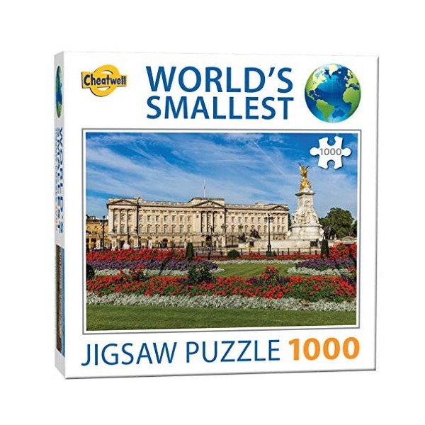 Cheatwell Games 658 13206 EA Worlds Smallest Puzzles Buckingham Palace, red