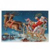 Puzzle Père Noël de 500 pièces, puzzle éducatif intellectuel, décompression, jeu amusant pour enfants et adultes, décoration 