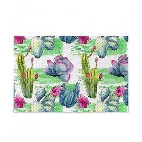 Puzzle de 500 pièces pour adulte – Cactus sauvage – Puzzle difficile grande pièce drôle et intelligent pour garçons, filles, 