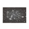 Puzzle noir et blanc étoile neige pour adultes Grand puzzle pour adolescents 500 pièces Jeu dart Cadeau