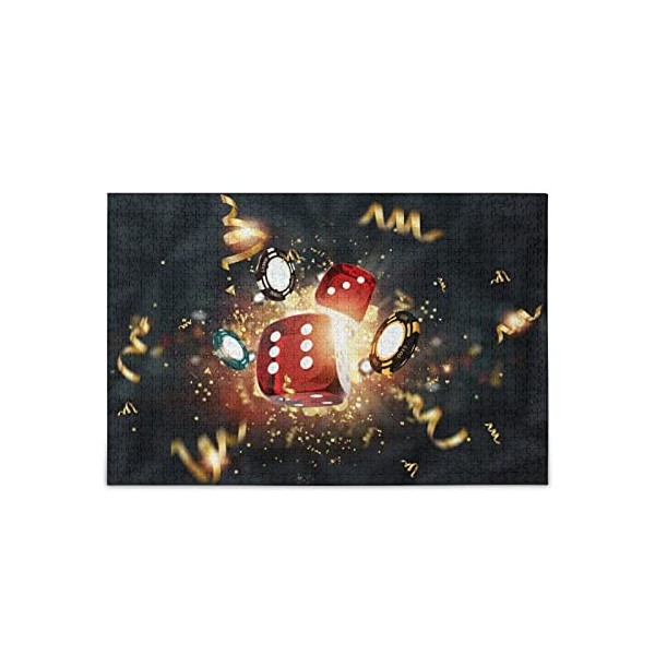 Mignon Art Jeu de Dés Puzzles pour Adultes Grand Puzzle pour Adolescent 500 Pièces Jeu Artwork Cadeau