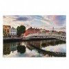 Dublin Puzzle de 500 pièces avec motif de maisons colorées - Jeu éducatif intellectuel et amusant pour enfants et adultes - D