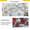 Puzzle 3D de Noël bonhomme de neige camion arbre de Noël 500 pièces puzzle éducatif intellectuel décompressant jeu amusant po