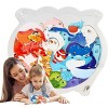 ZONEWD Puzzles créatifs en Acrylique,Puzzles Animaux en Acrylique - Puzzles 2D en Forme danimal irrégulier | Décoration de l