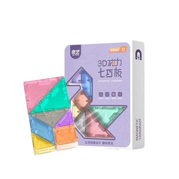 Maciun Puzzle logique - Puzzles pour Blocs de Motifs logiques avec boîte de Rangement,Puzzles Montessori, Jouets sensoriels, 