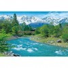 500 puzzles en bois Hakuba Trois Montagnes Et Ruisseaux Clair - Nagano Jigsaw Puzzle Japonais Paysage Puzzle Jeu Mode Cadeau 